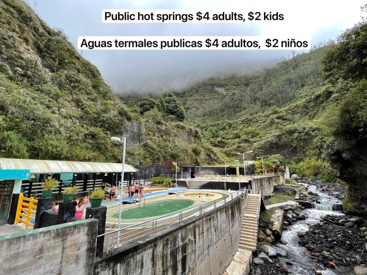 באניוס High-End Holiday Cabin - Tungurahua Hot Springs מראה חיצוני תמונה